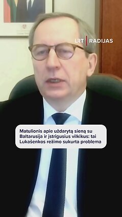 Matulionis apie pasienyje įstrigusius vilkikus: paėmė įkaitais ir dabar siūlo derėtis