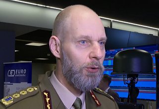 Estijos kariuomenės vadas, generolas, leitenantas Andrus Merilo