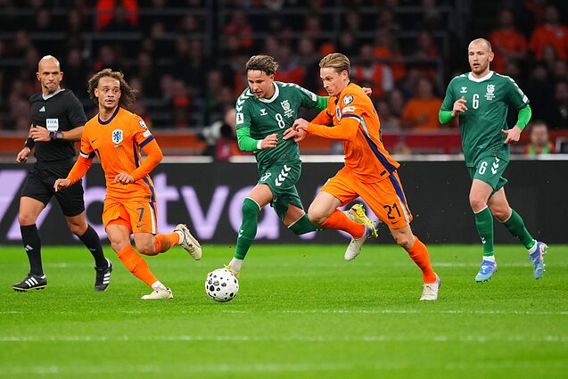 Pasaulio futbolo čempionato atrankos rungtynės. Nyderlandai – Lietuva