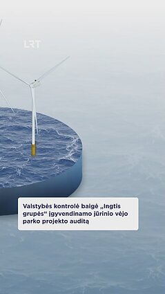 Baigtas jūrinio vėjo parko projekto auditas