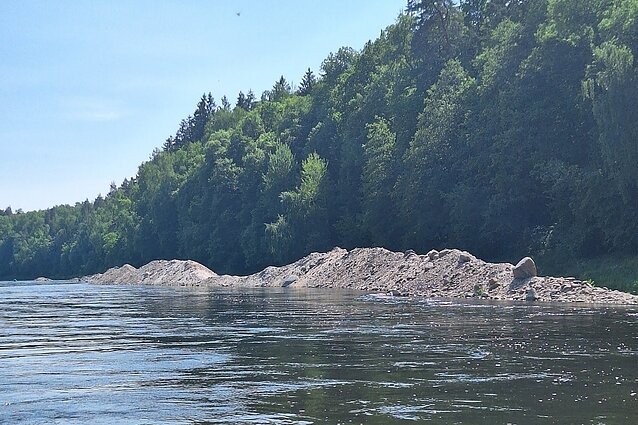 Nemune atlikti Vidaus vandens kelių direkcijos darbai