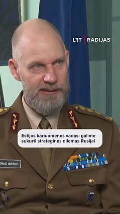 Estijos kariuomenės vadas apie Suvalkų koridorių ir atsaką Rusijai