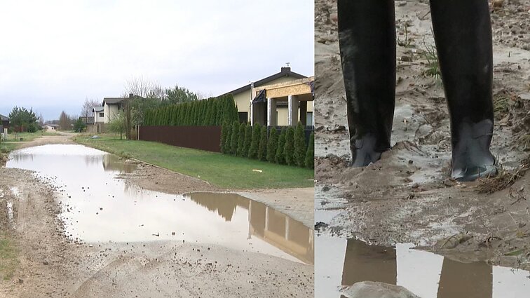 „Tampa ežeru, plaukioja antys“: Sostinės Pavilnio gyventojai skundžiasi netvarkoma gatve