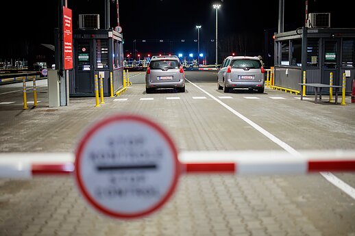 Medininkai checkpoint on the Lithuania-Belarus border (associative)