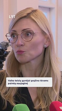Atimtas kūdikis grąžintas šeimai