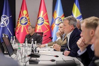 JAV kariuomenės delegacija Ukrainoje