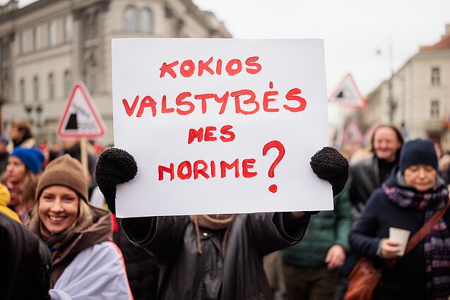 Sostinėje vyksta kultūros bendruomenės mitingas