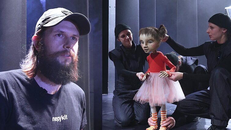 Spektaklio „Šiltnamis“ Bunraku lėlių režisierius: lėlės – jau nebe tokios bauginančios
