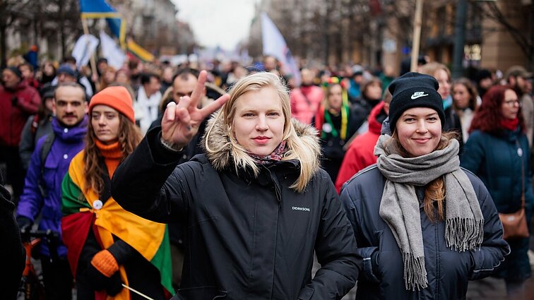 Kultūros mitingą palaikanti Meilutytė: nesitaikysime su melu ir veidmainyste