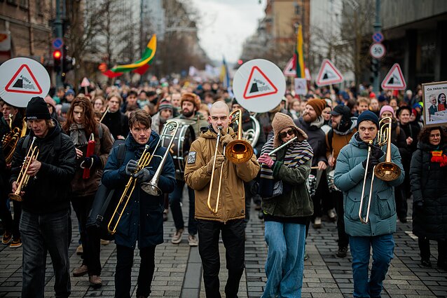 Sostinėje vyko kultūros bendruomenės mitingas