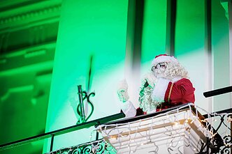 Kaune įžiebta Kalėdų eglė