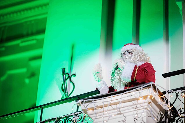 Kaune įžiebta Kalėdų eglė