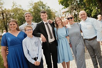 Loreta Sungailienė su šeima