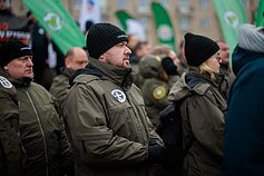 Prie Seimo įvyko pareigūnų protestas Prie Seimo įvyko pareigūnų protestas