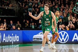 Dustinas Sleva, Eurolyga: Kauno „Žalgiris“ – Vitorijos „Baskonia“ Dustinas Sleva, Eurolyga: Kauno „Žalgiris“ – Vitorijos „Baskonia“