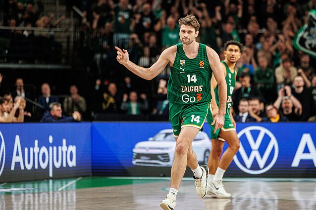 Dustinas Sleva, Eurolyga: Kauno „Žalgiris“ – Vitorijos „Baskonia“ Dustinas Sleva, Eurolyga: Kauno „Žalgiris“ – Vitorijos „Baskonia“