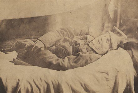 Adam Mickiewicz zmarł w Stambule 26 listopada 1855 r. (powyżej na łożu śmierci)