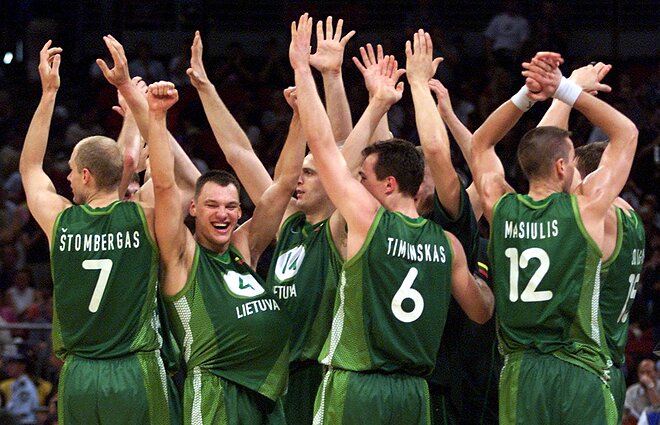 Lietuvos krepšinio rinktinė Sidnėjuje 2000 metais