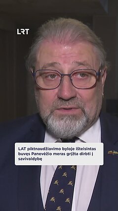 Teismo išteisintas Račkauskas tapo Panevėžio vicemeru