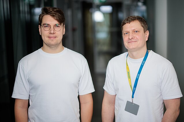 Delta Biosciences co-founder Dominykas Milašius and the company’s Chief Scientific Officer Edvinas Orentas Delta Biosciences co-founder Dominykas Milašius and the company’s Chief Scientific Officer Edvinas Orentas