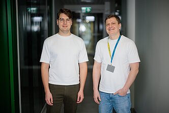 Delta Biosciences co-founder Dominykas Milašius and the company’s Chief Scientific Officer Edvinas Orentas Delta Biosciences co-founder Dominykas Milašius and the company’s Chief Scientific Officer Edvinas Orentas
