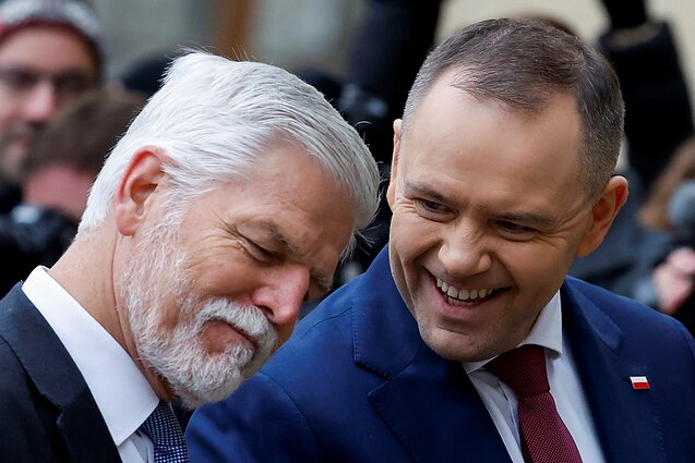 Czech President Petr Pavel and Polish President Karol Nawrocki