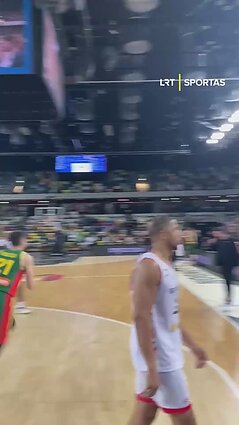 Lietuvos krepšinio rinktinė lemiamą sekundę palaužė britus