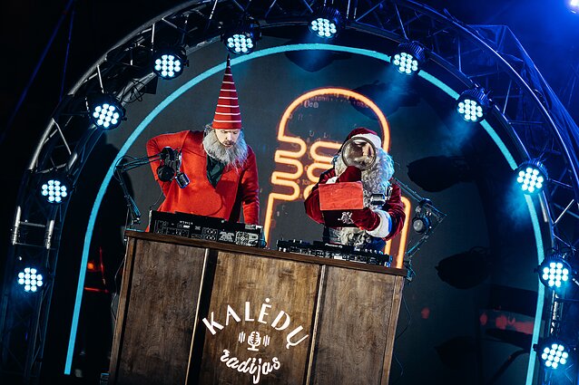 Kalėdų eglės įžiebimas Klaipėdoje