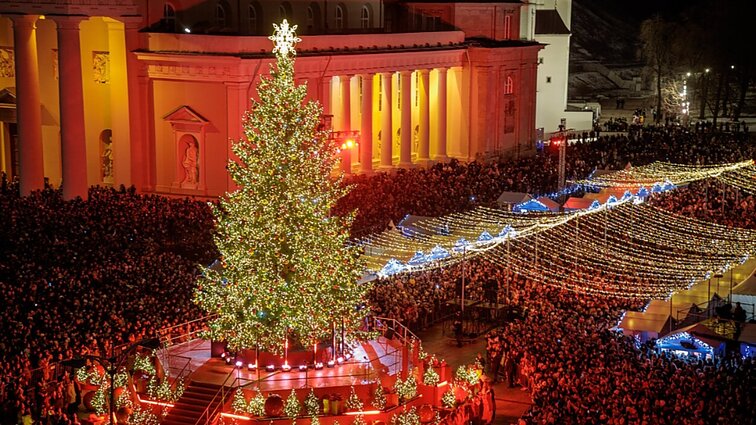 Vilnius Kalėdų eglės įžiebimas