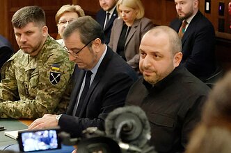 Ukrainiečių delegacija derybose Floridoje