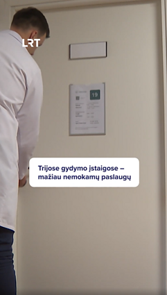 Trijose gydymo įstaigose – mažiau nemokamų paslaugų