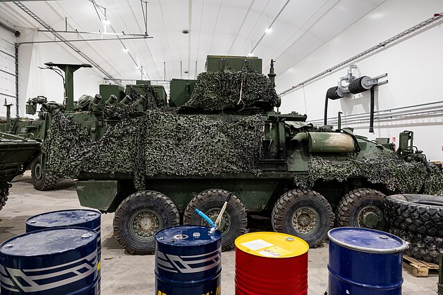 Canada's troops in Latvia.