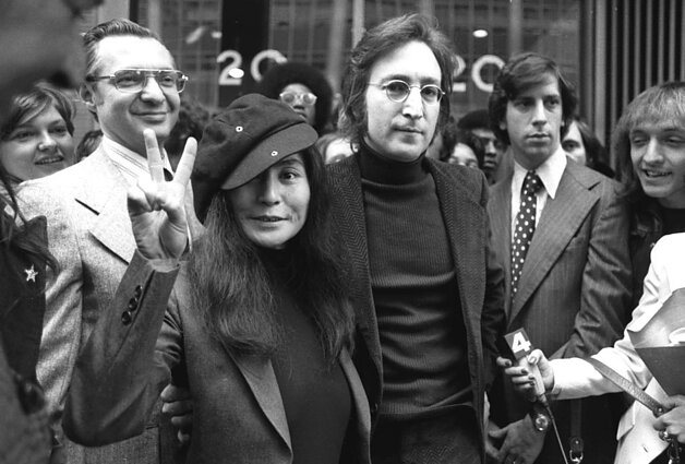 Johnas Lennonas ir Yoko Ono Johnas Lennonas ir Yoko Ono