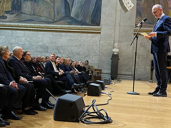 Kauno valstybinio choro koncerto Osle akimirka