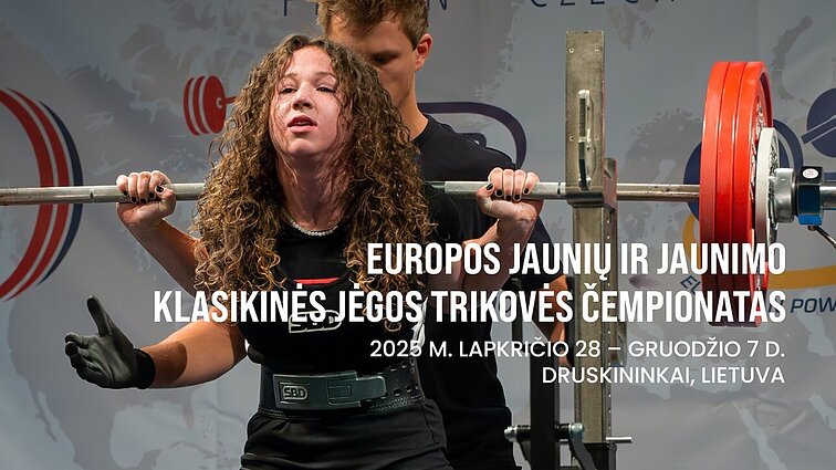 Europos jaunių ir jaunimo klasikinės jėgos trikovės čempionatas I d.