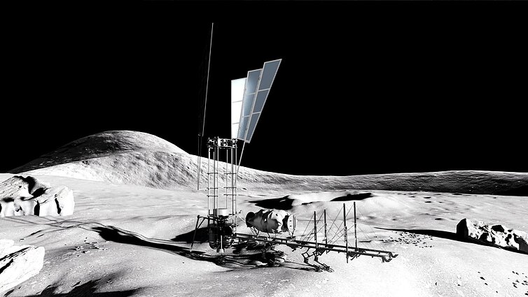 Mėnulio bazė vienoje kapsulėje