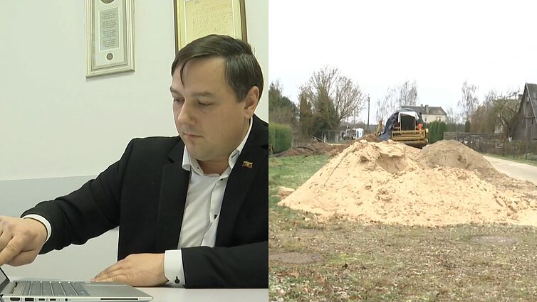 Ringuvėnuose žmonės piktinasi melioracijos darbais tik Seimo nario gatvėje: „Mes skęstame“