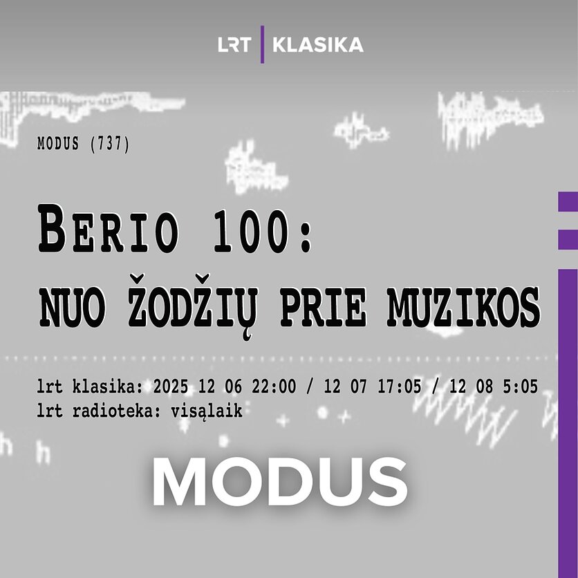 Berio 100: Nuo žodžių prie muzikos