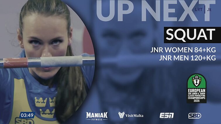 Europos jaunių ir jaunimo klasikinės jėgos trikovės čempionatas I d.