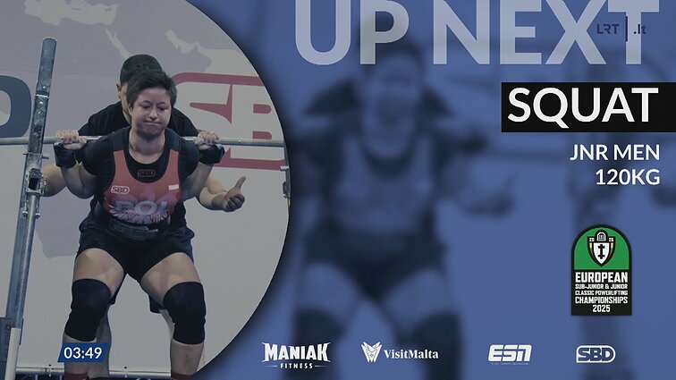 Europos jaunių ir jaunimo klasikinės jėgos trikovės čempionatas II d.