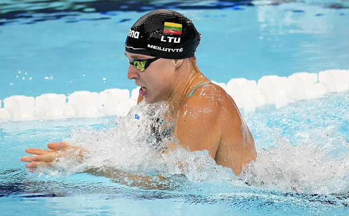 Meilutytė iškovojo sidabro medalį Europos plaukimo čempionate