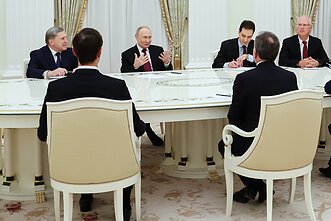 JAV pasiuntinių susitikimas su Vladimiru Putinu JAV pasiuntinių susitikimas su Vladimiru Putinu
