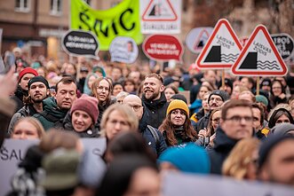 Protestas „Šalin rankas“