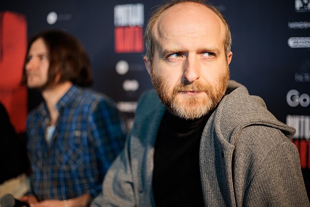 Donatas Šimukauskas Emilio Vėlyvio filmo „Piktųjų karta“ pristatyme
