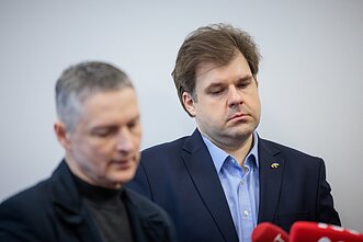 Kristijonas Bartoševičius atvyko į teismo posėdį