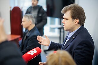 Kristijonas Bartoševičius atvyko į teismo posėdį