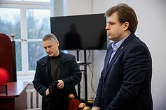 Kristijonas Bartoševičius atvyko į teismo posėdį Kristijonas Bartoševičius atvyko į teismo posėdį