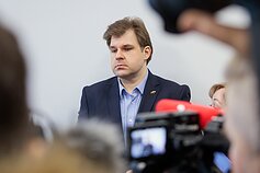 Kristijonas Bartoševičius atvyko į teismo posėdį Kristijonas Bartoševičius atvyko į teismo posėdį