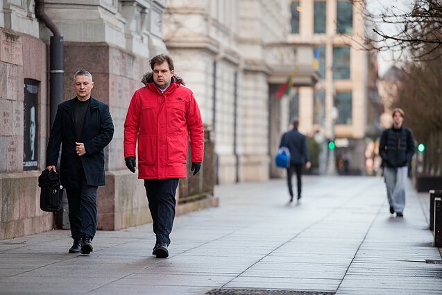 Kristijonas Bartoševičius atvyko į teismo posėdį Kristijonas Bartoševičius atvyko į teismo posėdį