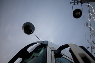 Carriers staged a protest on Gedimino Avenue